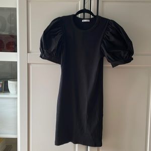 NWOT Zara Puff Sleeve Dress - size Large